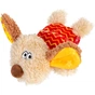 Іграшка для собак GiGwi Plush Собачка з пискавкою 13 см (75304Collar) - зменшене зображення 1