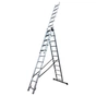 Драбина GTM 3-секції, розкладна, 3*11сх. 2,99-7,31м (KME311) - уменьшенное изображение 1