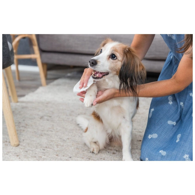 Вологі серветки для тварин Trixie для очищення універсальні з алое 30 шт (4011905029405) - зображення 4