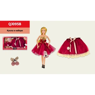 Лялька Emily шарнірна, з спідницею для дитини (QJ095B) зображення 1