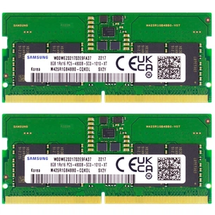 Модуль пам'яті для ноутбука SoDIMM DDR5 16GB (2x8GB) 5600 MHz Samsung (M425R1GB4BB0-CWMOL) зображення 1