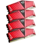 Модуль пам'яті для комп'ютера DDR4 16GB (4x4GB) 2666 MHz XPG Z1 Red ADATA (AX4U2666W4G16-QRZ) - уменьшенное изображение 2