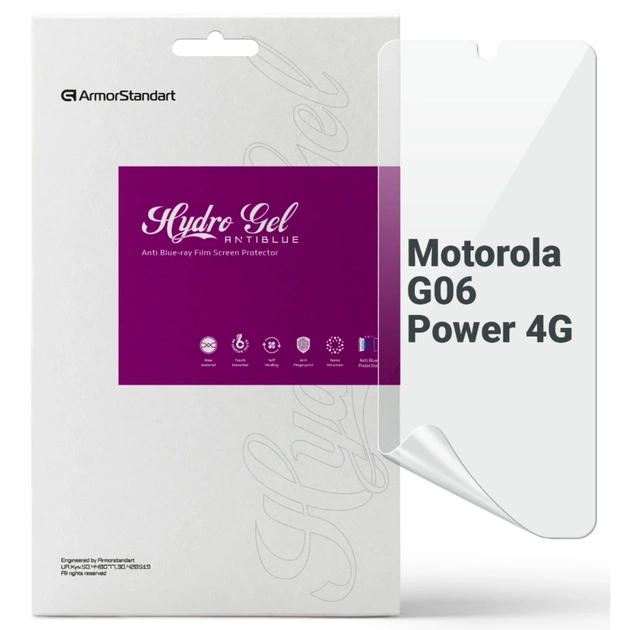 Плівка захисна Armorstandart hydrogel Anti-Blue Motorola G06 Power 4G (ARM89087) - изображение 1