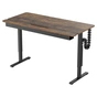 Комп'ютерний стіл OfficePro з електрорегулюванням висоти 1500 x 720 мм Dark Wood/Black (ODE1575DW) - зменшене зображення 2