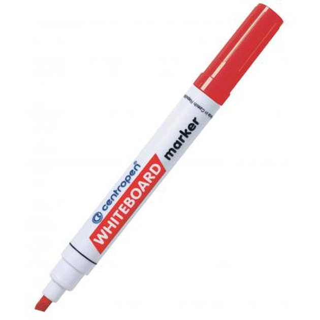 Маркер Centropen Board 8569 1-4,6 мм, chisel tip, red (8569/02) - изображение 1