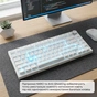 Клавіатура Ajazz AK820 Red Switch White USB-C (AK820-R-W) - зменшене зображення 11