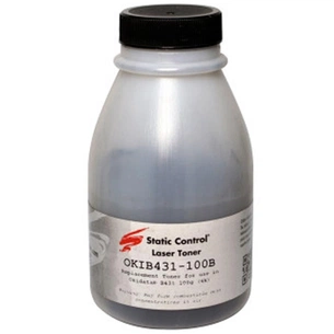 Тонер OKI B431 100г, фасовка Static Control (OKIB431-100B-P) зображення 1