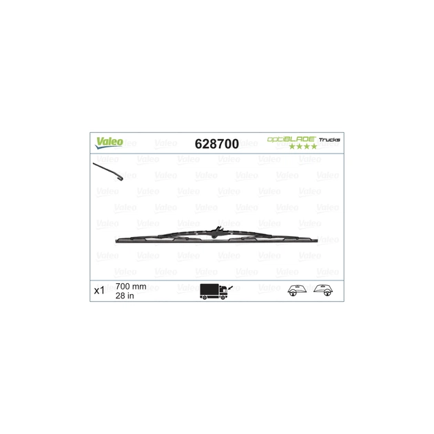 Щітка склоочисника Valeo 628700 - зображення 1