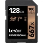 Карта пам'яті Lexar 128GB SDXC class 10 UHS-I U3 V30 667x Professional (LSD128B667) - уменьшенное изображение 1