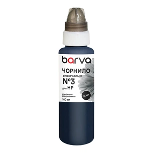 Чорнило Barva HP 3 100 мл, universal, black (HU3-364e) зображення 1