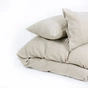 Постільна білизна MirSon Льон Grey sky 110х140 (2200005370650) - зменшене зображення 8