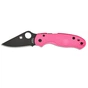 Ніж Spyderco Para 3 DLC BD1N Pink FRN (C223PPNBK) - зменшене зображення 1