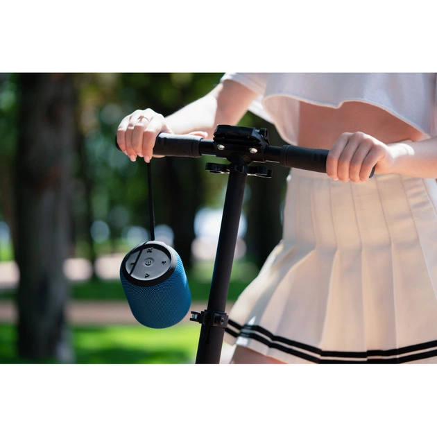 Акустична система 2E SoundXPod TWS MP3 Wireless Waterproof Blue (2E-BSSXPWBL) - picture 4