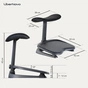 Підставка для ніг LiberNovo StepSync Footrest Midnight Black (CP-GW-0000002-00-01) - зменшене зображення 5