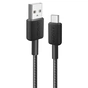 Дата кабель USB 2.0 AM to USB-C 1.8m nylon 322 black Anker (A81H6G11) - уменьшенное изображение 1