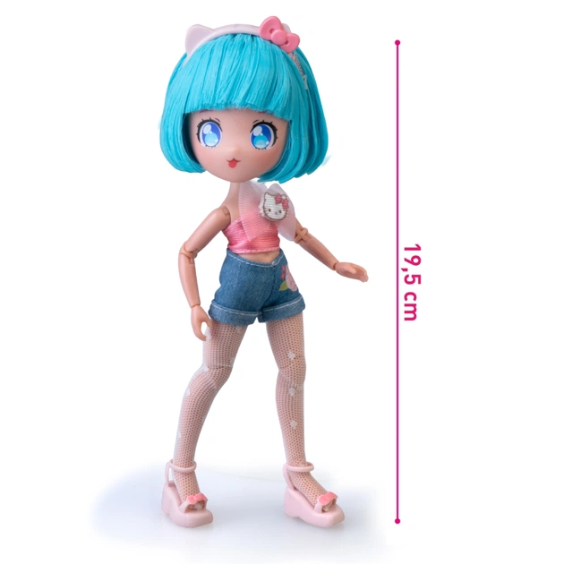 Лялька 4SF Manga Dolls Hello Kitty Красуня Пінк на скутері (HKTF3000) - picture 3