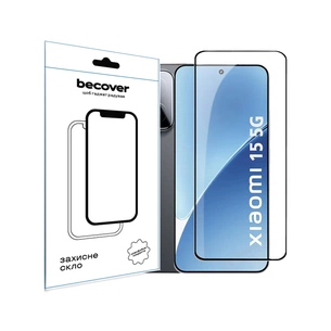 Скло захисне BeCover Xiaomi 15 5G Black (713419) зображення 1