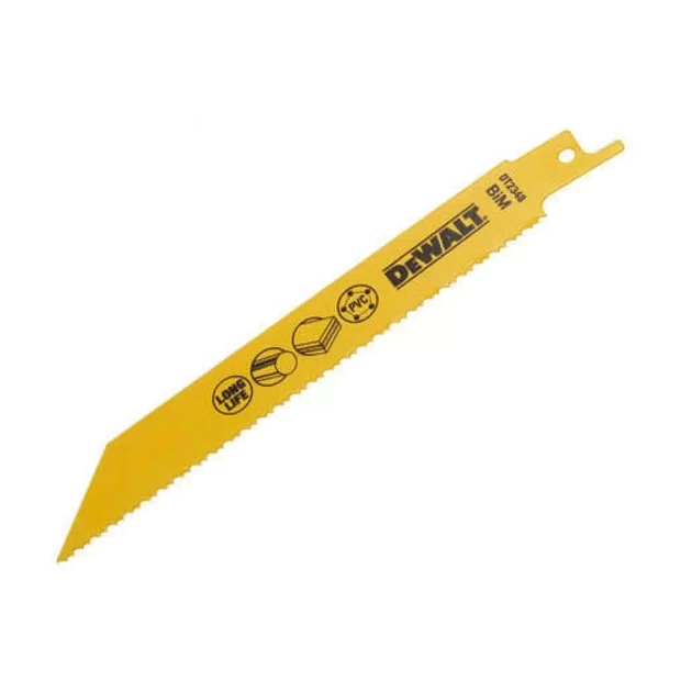 Полотно DeWALT для шабельних пилок, універсальне, 152 мм, 10-14 TPI, 5 шт (DT2348) - picture 2