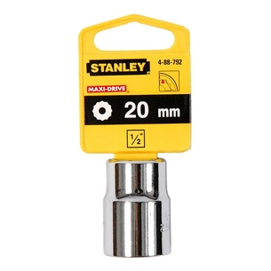 Торцева головка Stanley 1/2" х 20мм, з дванадцятигранним профілем, метрична (4-88-792) зображення 1