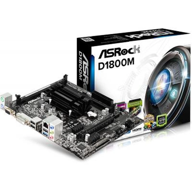 Материнська плата ASRock D1800M - зображення 1