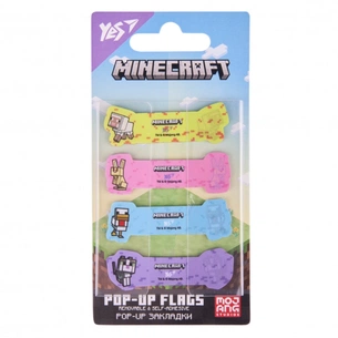 Стікер-закладка Yes Pop-up Minecraft.Spring пластик 80 шт (170442) зображення 1