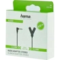 Кабель мультимедійний 3.5 mm Jack - 2x3.5 mm Jack Stereo Black Hama (00205190) - зменшене зображення 2