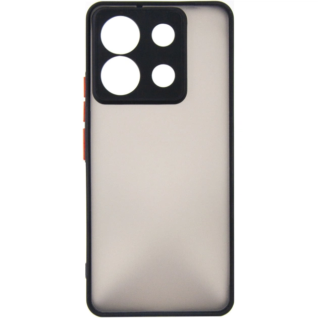 Чохол до мобільного телефона Dengos Matte Xiaomi Redmi Note 13 Pro 5G (black) (DG-TPU-MATT-142) - зображення 1