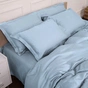 Постельное белье MirSon Tencel №04 Blue 200 x 220 Евро (2200009369551) - уменьшенное изображение 4