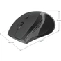 Мишка Defender Accura MM-295 Black (52295) - зменшене зображення 4