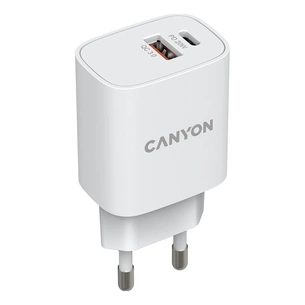 Зарядний пристрій Canyon PD 20W/QC3.0 18W (CNE-CHA20W04) зображення 1