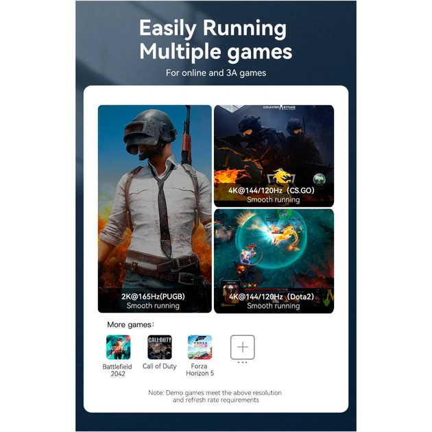 Кабель мультимедійний DisplayPort M to DisplayPort M 1.5m V1.4 8K black Vention (HCDBG) - зображення 5