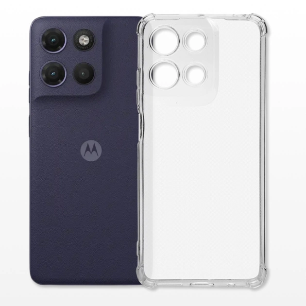 Чохол до мобільного телефона BeCover Anti-Shock Motorola Moto G17 / G17 Power Transparent (715699) - зображення 1