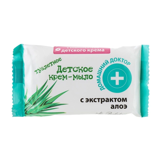 Дитяче мило Домашний Доктор крем з екстрактом алоє 70 г (8588006035056) - изображение 1
