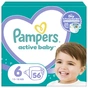 Підгузки Pampers Active Baby Giant Розмір 6 (13-18 кг) 56 шт (8001090950130) - зменшене зображення 1