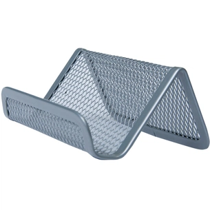 Підставка для візиток Buromax металева, срібляста (BM.6225-24) зображення 1