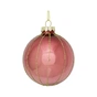 Ялинкова іграшка House Of Seasons Скляні кульки 3 шт D7 см Рожеві (8718861801606) - preview 3