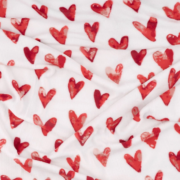 Плед Ardesto Flannel 160х200см, 100% поліестер, сердечка (ART0125PB) - picture 3