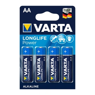 Батарейка Varta AA LONGLIFE Power LR6 * 4 (04906121414) зображення 1