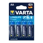 Батарейка Varta AA LONGLIFE Power LR6 * 4 (04906121414) - зменшене зображення 1