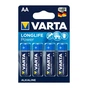 Батарейка Varta AA LONGLIFE Power LR6 * 4 (04906121414) - зменшене зображення 1