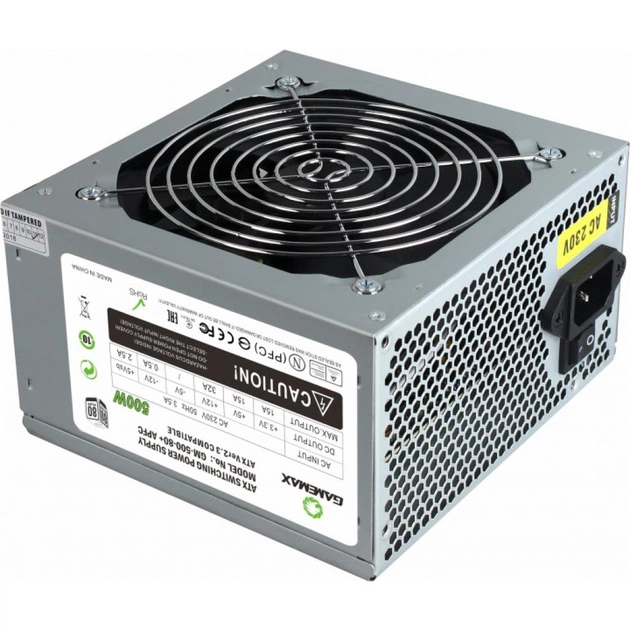 Блок живлення Gamemax 500W (GM-500 80+ APFC) - зображення 1