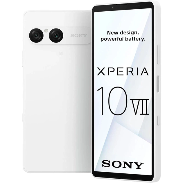 Мобільний телефон Sony Xperia 10 VII 5G 8/128Gb White (4589771651780) - зображення 1