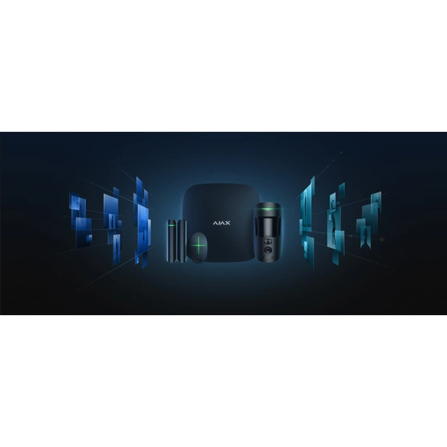 Комплект охоронної сигналізації Ajax StarterKit Cam HDR black - picture 2