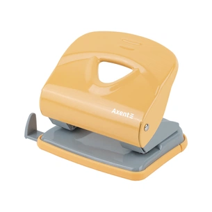 Діркопробивач Axent Exakt-2 металевий, 30арк, Earth colors жовтий (3930-26-A) зображення 1