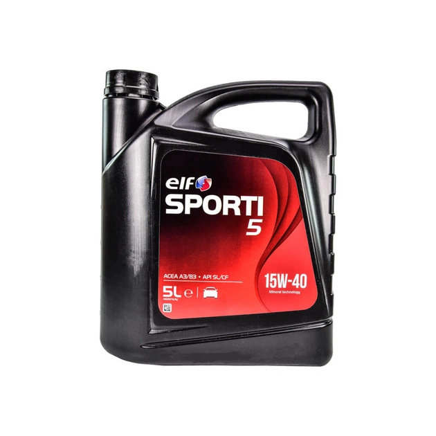 Моторна олива ELF SPORTI 5 15w40 5л. - зображення 1