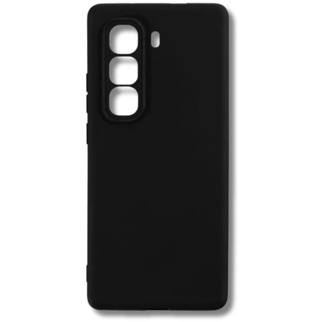 Чохол до мобільного телефона BeCover Silicone Infinix Hot 60 Pro Plus (X6886) Black (714671) - зображення 1