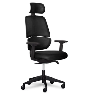 Офісне крісло Mealux Leo Air Plus Black (Y-546 KB) зображення 1