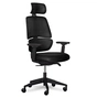 Офісне крісло Mealux Leo Air Plus Black (Y-546 KB) - зменшене зображення 1