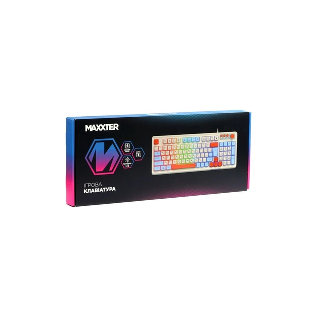 Клавіатура Maxxter KBG-3C01-UA USB UA (KBG-3C01-UA) - зображення 5