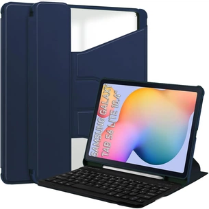 Чохол до планшета BeCover 360° Rotatable + Keyboard Samsung Tab S6 Lite 10.4 P610/P613/P615/P619 Deep Blue (712405) зображення 1